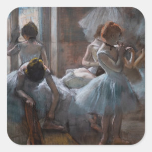 Edgar Degas – ダンサー スクエアシール