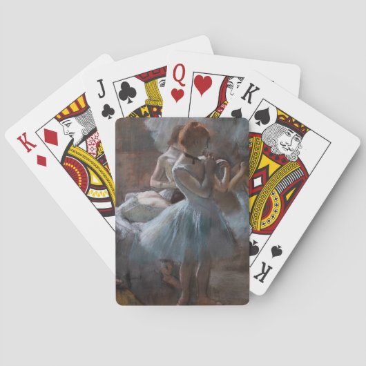 Edgar Degas – ダンサー トランプ (裏面)