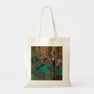 Edgar Degas – ダンサー、ピンクとグリーン トートバッグ