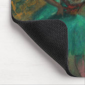 Edgar Degas – ダンサー、ピンクとグリーン マウスパッド (コーナー)