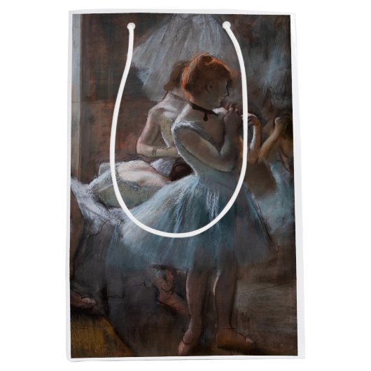 Edgar Degas – ダンサー ミディアムペーパーバッグ (正面)