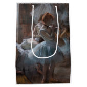 Edgar Degas – ダンサー ミディアムペーパーバッグ (裏面)