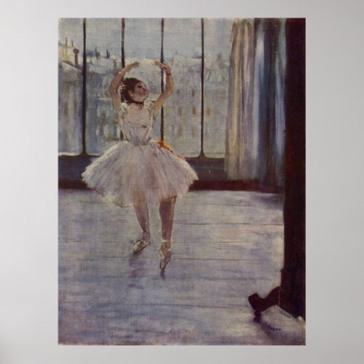Edgar Degas – ダンサー@写真家1877-78油 ポスター (正面)