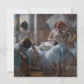 Edgar Degas – ダンサー 招待状 (正面)