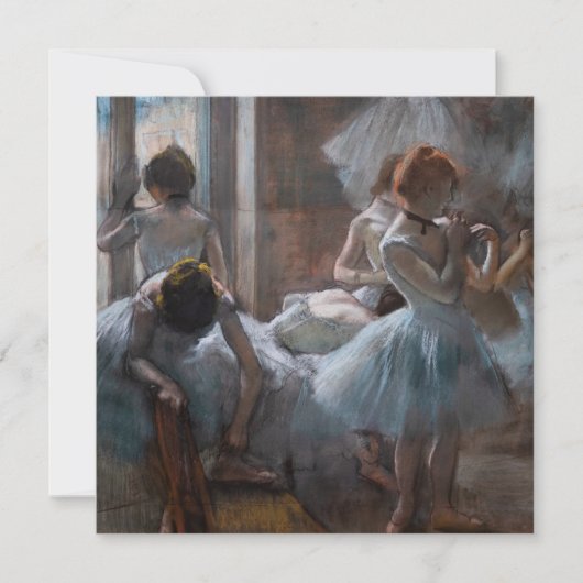 Edgar Degas – ダンサー 招待状 (正面)