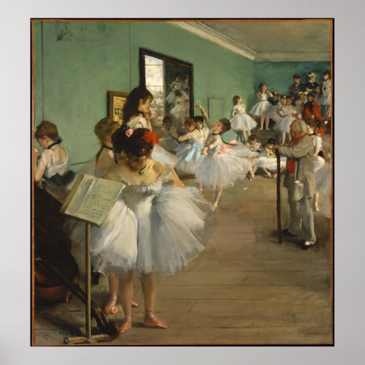 EDGAR DEGAS – ダンスクラス1874 ポスター (正面)