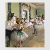 Edgar Degas – ダンス教室 ウィンドウサイン (シート)