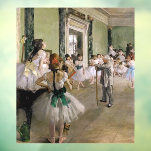 Edgar Degas – ダンス教室 ウィンドウサイン (シート3)