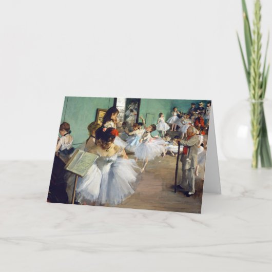 Edgar Degas – ダンス教室 カード (正面)