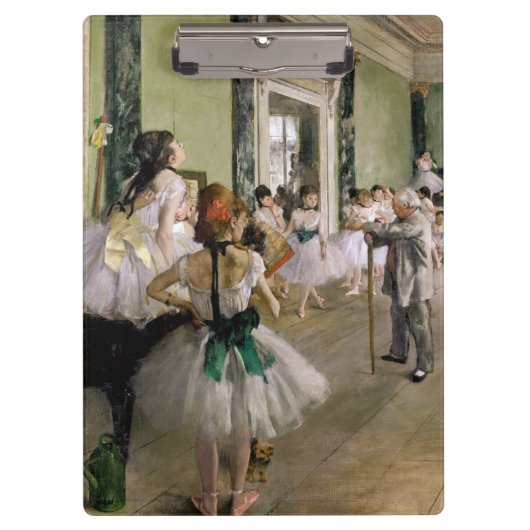 Edgar Degas – ダンス教室 クリップボード (正面)