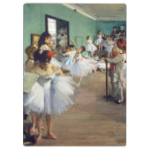 Edgar Degas – ダンス教室 クリップボード (裏面)