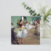 Edgar Degas – ダンス教室 サンキューカード (スタンド正面)