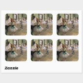 Edgar Degas – ダンス教室 スクエアシール (シート)