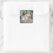 Edgar Degas – ダンス教室 スクエアシール (バッグ)