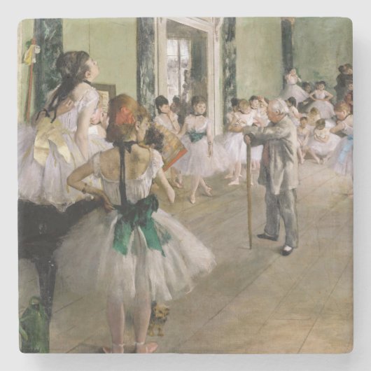 Edgar Degas – ダンス教室 ストーンコースター (正面)