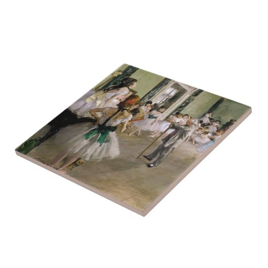 Edgar Degas – ダンス教室 タイル (側面)