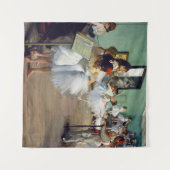 Edgar Degas – ダンス教室 タペストリー (正面(横))