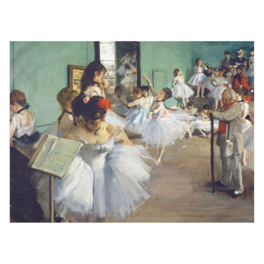 Edgar Degas – ダンス教室 テーブルクロス (正面(横))