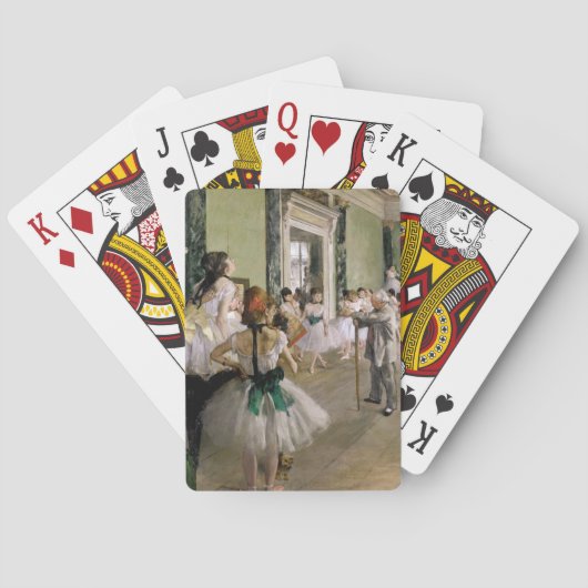 Edgar Degas – ダンス教室 トランプ (裏面)