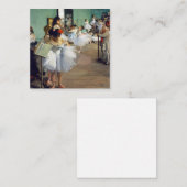 Edgar Degas – ダンス教室 ノートカード (正面/裏面)