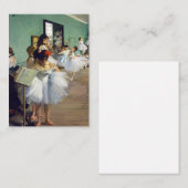 Edgar Degas – ダンス教室 ノートカード (正面/裏面)