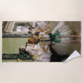 Edgar Degas – ダンス教室 ビーチタオル (正面)
