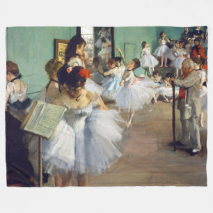 Edgar Degas – ダンス教室 フリースブランケット