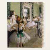 Edgar Degas – ダンス教室 プランナー手帳 (裏面)