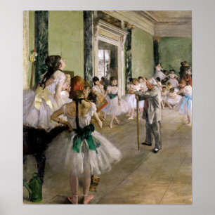 Edgar Degas – ダンス教室 ポスター