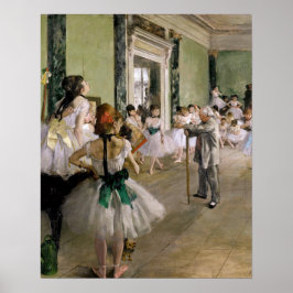 Edgar Degas – ダンス教室 ポスター