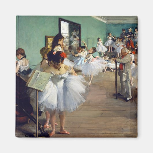 Edgar Degas – ダンス教室 マグネット (正面)