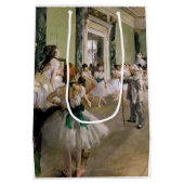 Edgar Degas – ダンス教室 ミディアムペーパーバッグ (裏面)