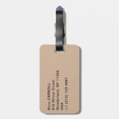 Edgar Degas – ダンス教室 ラゲッジタグ (裏面縦)