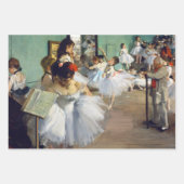 Edgar Degas – ダンス教室 ラッピングペーパーシート (正面2)