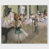Edgar Degas – ダンス教室 ラッピングペーパー (フラット)