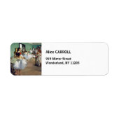 Edgar Degas – ダンス教室 ラベル (正面)