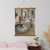 Edgar Degas – ダンス教室 吊り下げ型タペストリー (寝室)