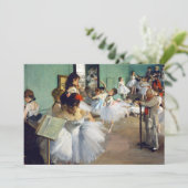 Edgar Degas – ダンス教室 招待状 (スタンド正面)