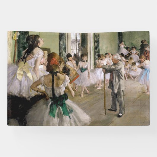 Edgar Degas – ダンス教室 横断幕 (横)