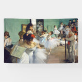 Edgar Degas – ダンス教室 横断幕 (横)