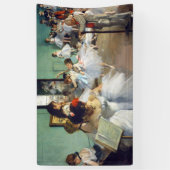 Edgar Degas – ダンス教室 横断幕 (縦)