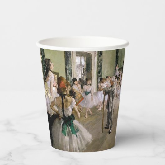 Edgar Degas – ダンス教室 紙コップ (裏面)