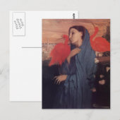 Edgar Degas：テラスの女性 ポストカード (正面/裏面)