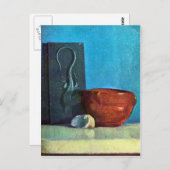 Edgar Degas – トカゲ付き静物詩 ポストカード (正面/裏面)