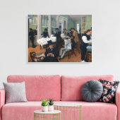 Edgar Degas – ニューオーリンズの綿花事務所 キャンバスプリント (インサイチュ (リビング))