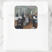 Edgar Degas – ニューオーリンズの綿花事務所 スクエアシール (バッグ)