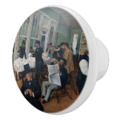 Edgar Degas – ニューオーリンズの綿花事務所 セラミックノブ (右)