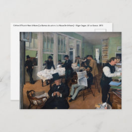Edgar Degas – ニューオーリンズの綿花事務所 ポストカード