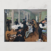 Edgar Degas – ニューオーリンズの綿花事務所 ポストカード (正面)