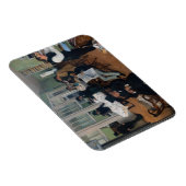 Edgar Degas – ニューオーリンズの綿花事務所 マグネット (右側)